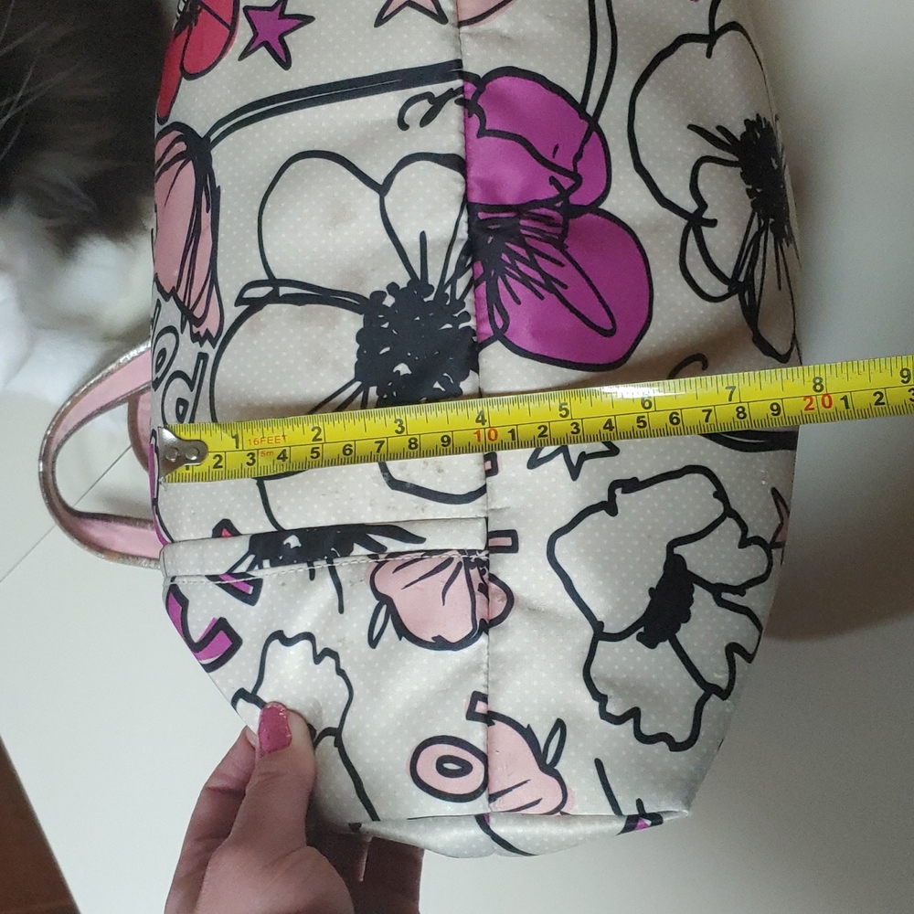 Coach Poppy Petal Floral Rocker Large Shoulder Bag - Picture 13 of 17